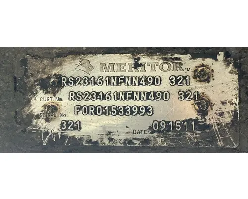 Meritor/Rockwell RS23161 Rear Rears (Tandem Rear or Single)