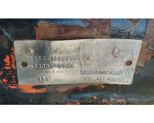 Meritor/Rockwell RS23180 Rear Rears (Tandem Rear or Single)