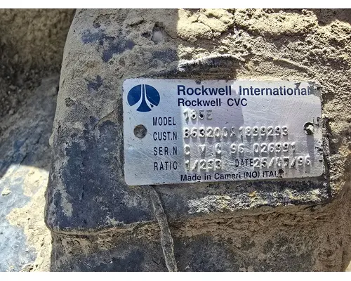 Meritor/Rockwell RS23186 Rear Rears (Tandem Rear or Single)