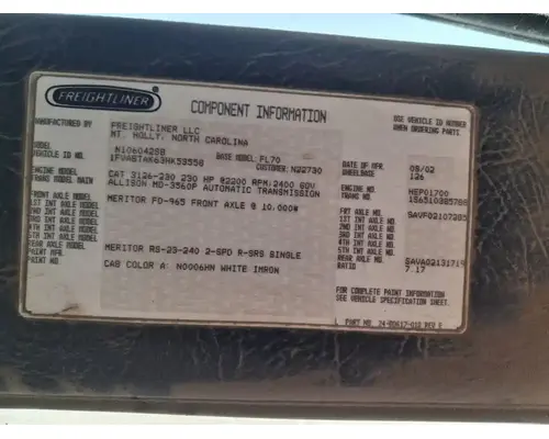 Meritor/Rockwell RS23240 Rear Rears (Tandem Rear or Single)