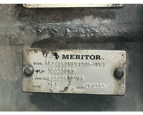 Meritor/Rockwell RS24160 Rear Rears (Tandem Rear or Single)