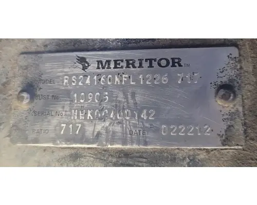 Meritor/Rockwell RS24160 Rear Rears (Tandem Rear or Single)