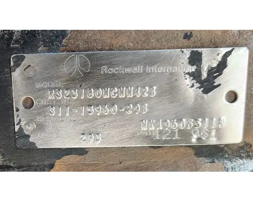 Meritor/Rockwell RSL23180 Rear Rears (Tandem Rear or Single)