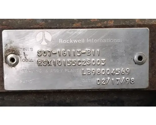 Meritor/Rockwell RSX10-155C TransmissionTransaxle Assembly