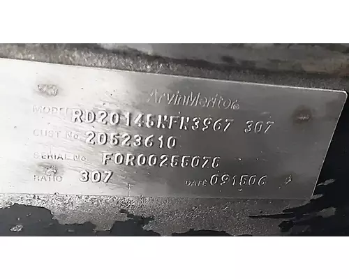 Meritor/Rockwell RT40145 Cutoff Tandem Axle