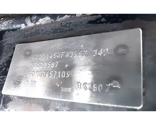 Meritor/Rockwell RT40145 Cutoff Tandem Axle