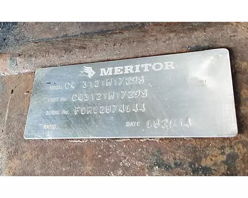 Meritor/Rockwell RT40145 Cutoff Tandem Axle