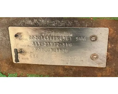 Meritor/Rockwell RT40145 Cutoff Tandem Axle