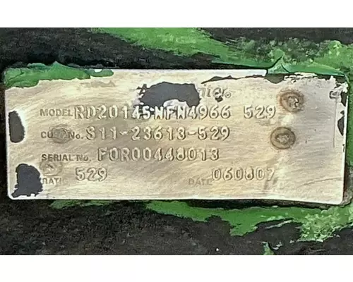 Meritor/Rockwell RT40145 Cutoff Tandem Axle