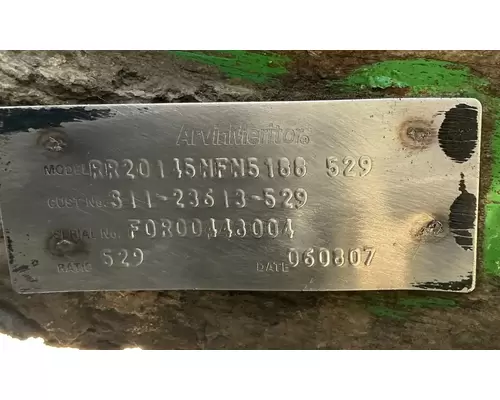 Meritor/Rockwell RT40145 Cutoff Tandem Axle