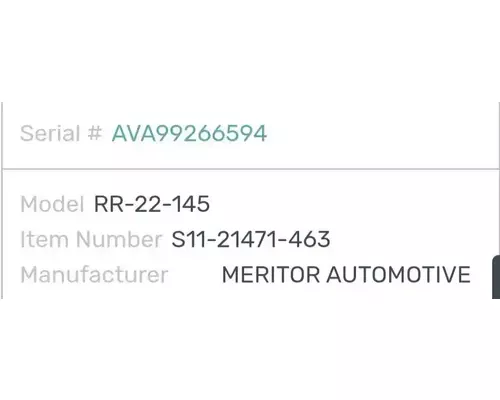 Meritor/Rockwell RT44-145 Axle Housing (Rear)