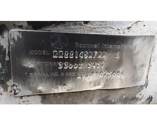 Meritor/Rockwell RT44-145 Cutoff Tandem Axle