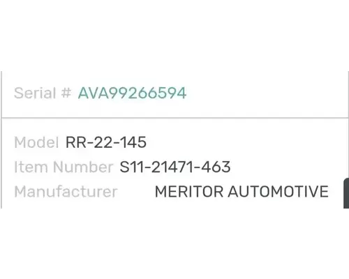 Meritor/Rockwell RT44-145 Rears (Rear)