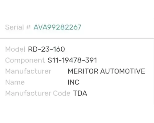 Meritor/Rockwell RT46-160 Axle Assembly Housing