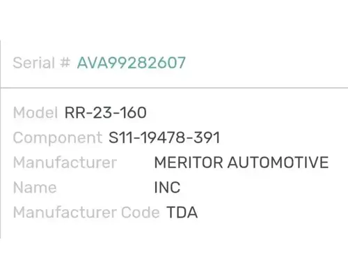 Meritor/Rockwell RT46-160 Rears (Rear)