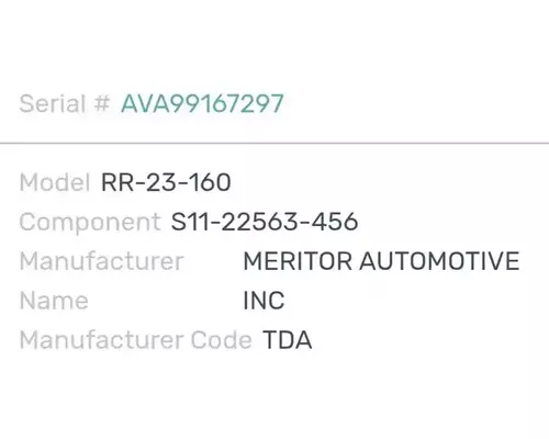 Meritor/Rockwell RT46-160 Rears (Rear)