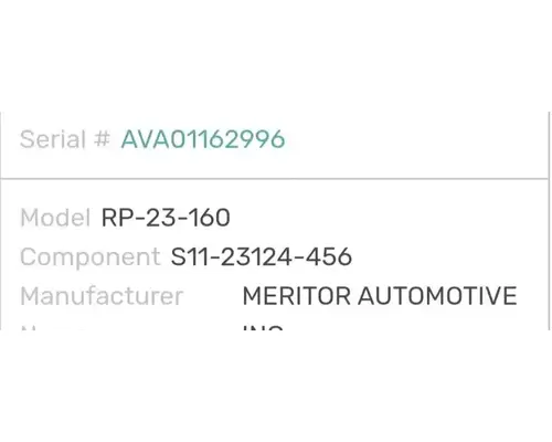 Meritor/Rockwell RT46160 P Axle Assembly Housing
