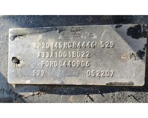 Meritor/Rockwell RTL40145 Cutoff Tandem Axle