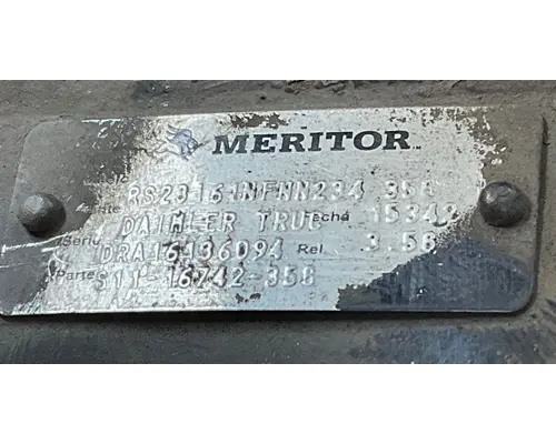 Axle Assembly, Rear (Single Or Rear) Meritor/Rockwell RS23-161 Complete Recycling Group LLC