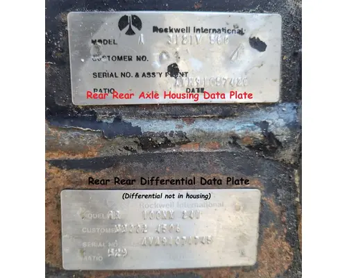 Meritor/Rockwell SQ100 REAR Differential Housing (Single or Rear)