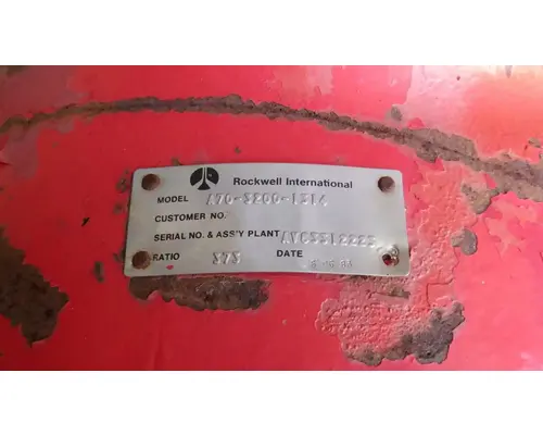 Meritor/Rockwell SQ100R Rear Rears (Tandem Rear or Single)