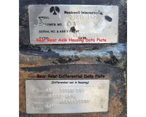 Meritor/Rockwell SQ100 Axle Housing (Rear)