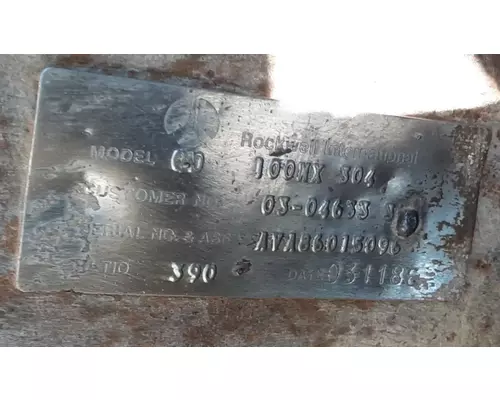 Meritor/Rockwell SQ100 Cutoff Tandem Axle