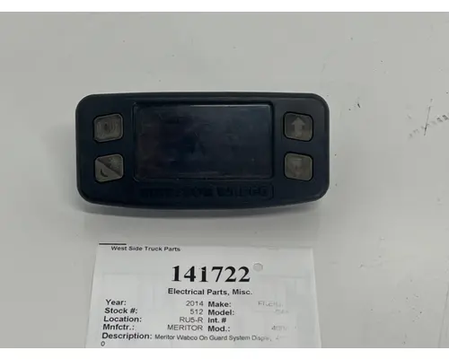 Electrical Parts, Misc. MERITOR 4008718000 West Side Truck Parts