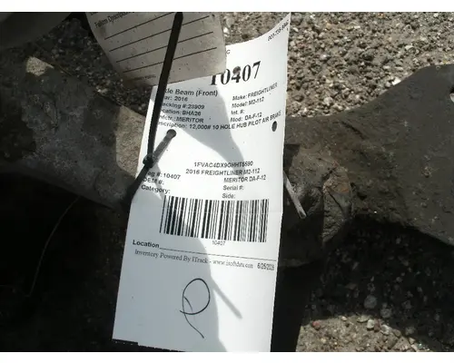 Axle Beam (Front) MERITOR DA-F-12 Big 3 Truck Parts, LLC