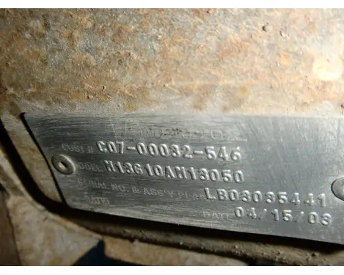 Meritor M13G10A-M13 Transmission