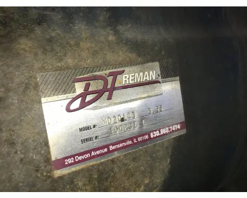Meritor MD20143 Rear Differential (PDA)