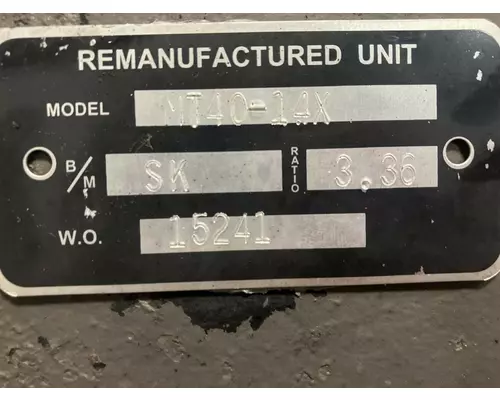 Meritor MD2014X Rear Differential (PDA)