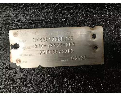 Meritor MFS-20 Axle Assembly, Front (unused)