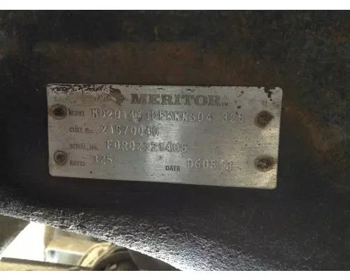 Meritor MT4014X Cutoff