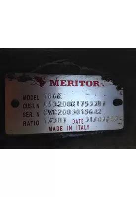 Meritor RS23186 Rear (CRR)