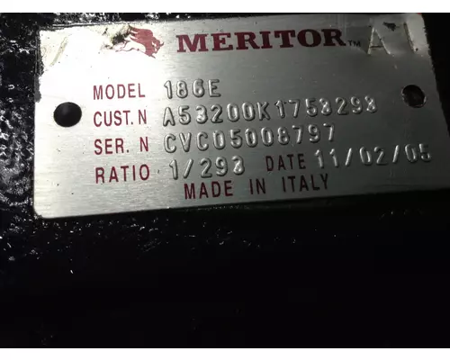 Meritor RS23186 Rear (CRR)