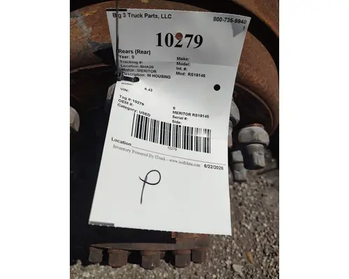 Rears (Rear) MERITOR RS19145 Big 3 Truck Parts, LLC