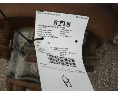 Rears (Matched Set) MERITOR RT40-145 Big 3 Truck Parts, LLC