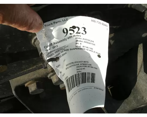 Cutoff Assembly (Complete With Axles) MERITOR RT46-160 Big 3 Truck Parts, LLC