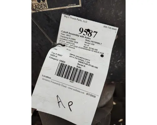 Cutoff Assembly (Complete With Axles) MERITOR RT46-160 Big 3 Truck Parts, LLC