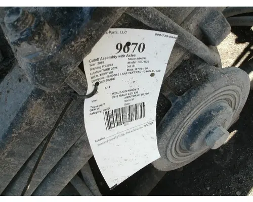 Cutoff Assembly (Complete With Axles) MERITOR RT46-160 Big 3 Truck Parts, LLC