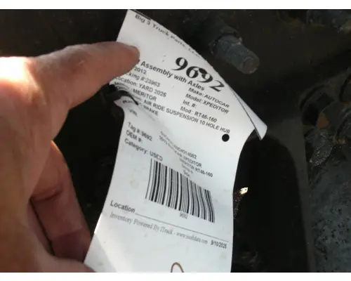 Cutoff Assembly (Complete With Axles) MERITOR RT46-160 Big 3 Truck Parts, LLC