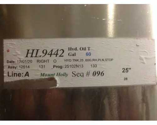 Misc Manufacturer TRUCK Hydraulic Tank  Reservoir