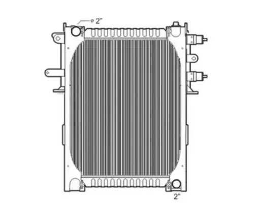 Radiator MITSUBISHI FUSO M2 106 LKQ Heavy Truck - Goodys