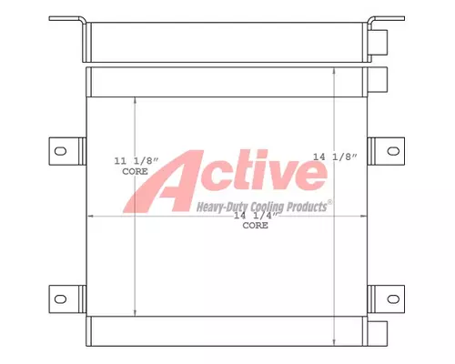 Engine Oil Cooler Mitsubishi  Active Radiator