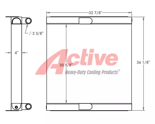 Engine Oil Cooler Mitsubishi  Active Radiator