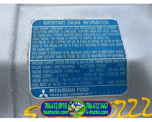 Mitsubishi 4M50-3AT8 Engine Assembly