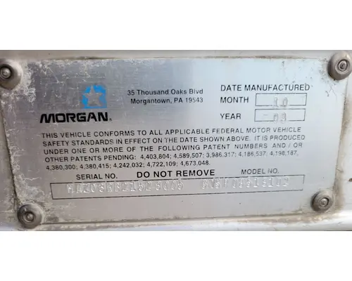 Morgan GVSR Body  Bed