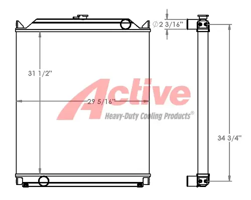 Radiator Multiquip Generator / Compressor Active Radiator