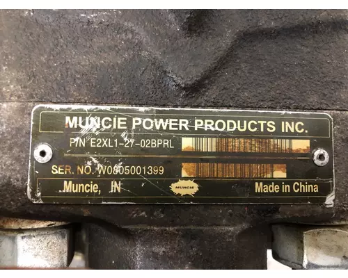 Muncie E3XL12702BPRR Hydraulic Pump
